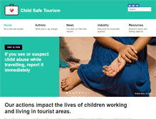 Tablet Screenshot of childsafetourism.org